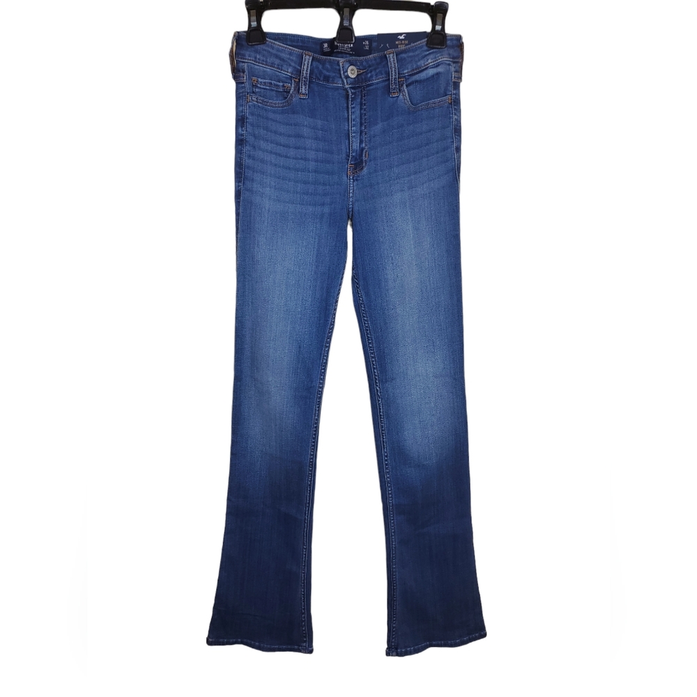 Hollister Junior Jeans Sz 3R Mid Rise Boot W26 L32 Stretch